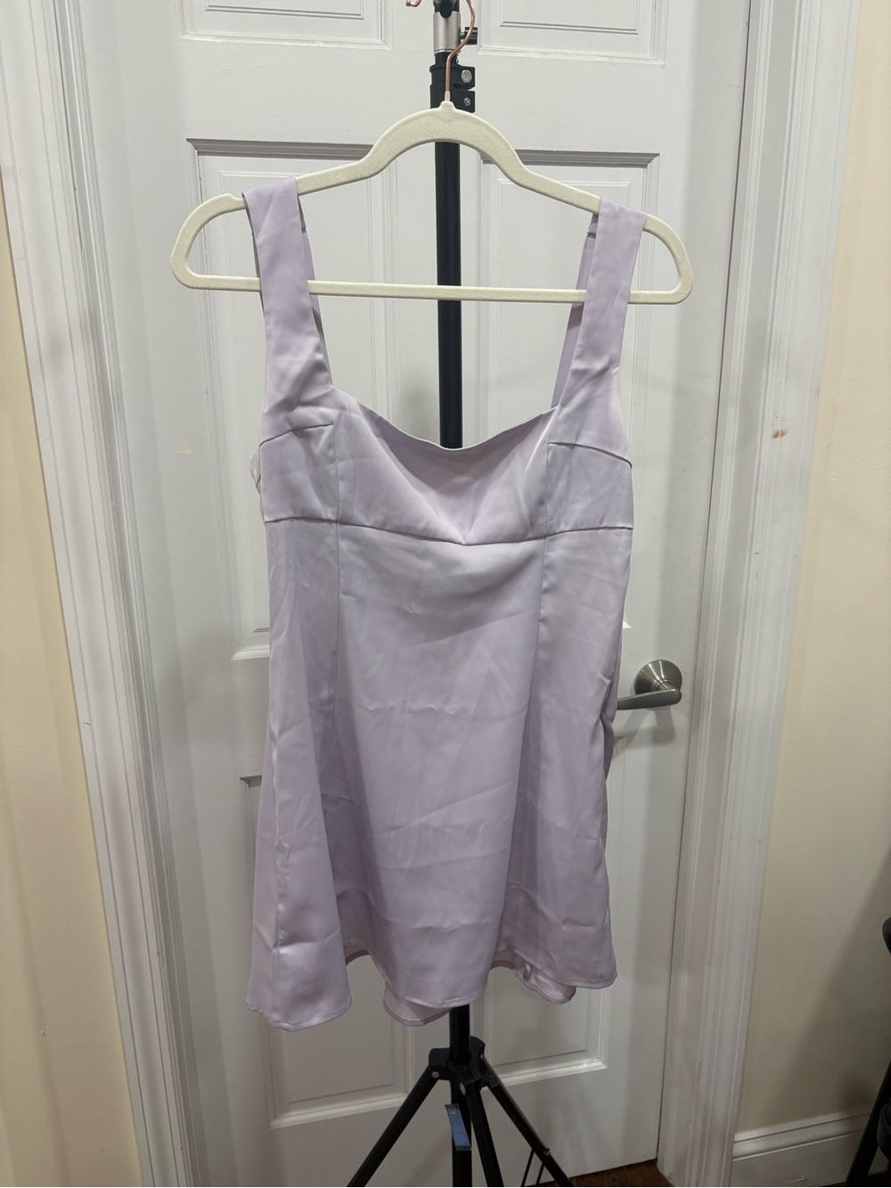 Urban Outfitters Lilac Silk Mini Dress